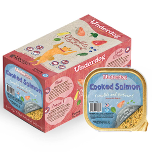 (Bundle deal) Underdog Cooked Salmon Complete & Balanced Frozen Dog Food (1.2kg)