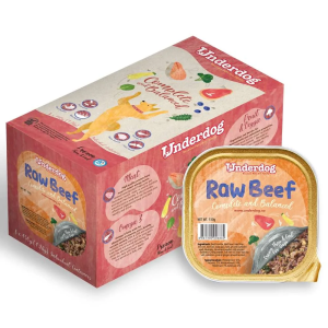 Underdog Raw Beef Complete & Balanced Frozen Dog Food (1.2kg, 3kg)