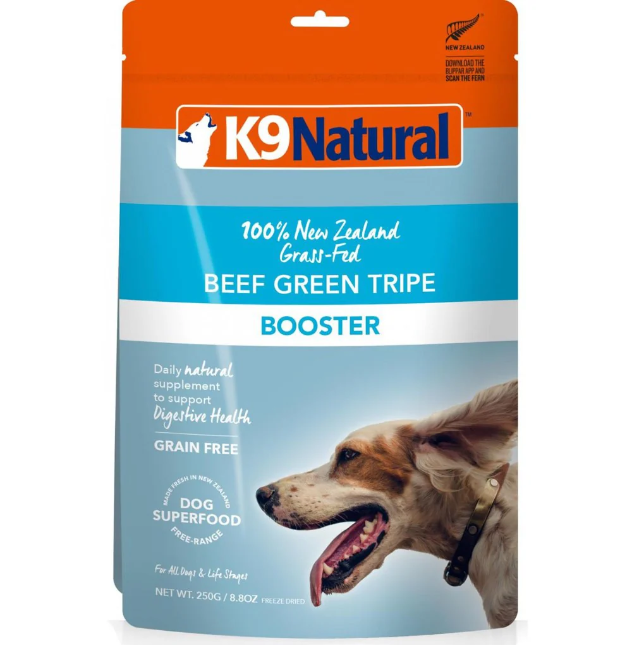 K9 Natural Dog Freeze Dried Beef Tripe (3 bags x 250g)