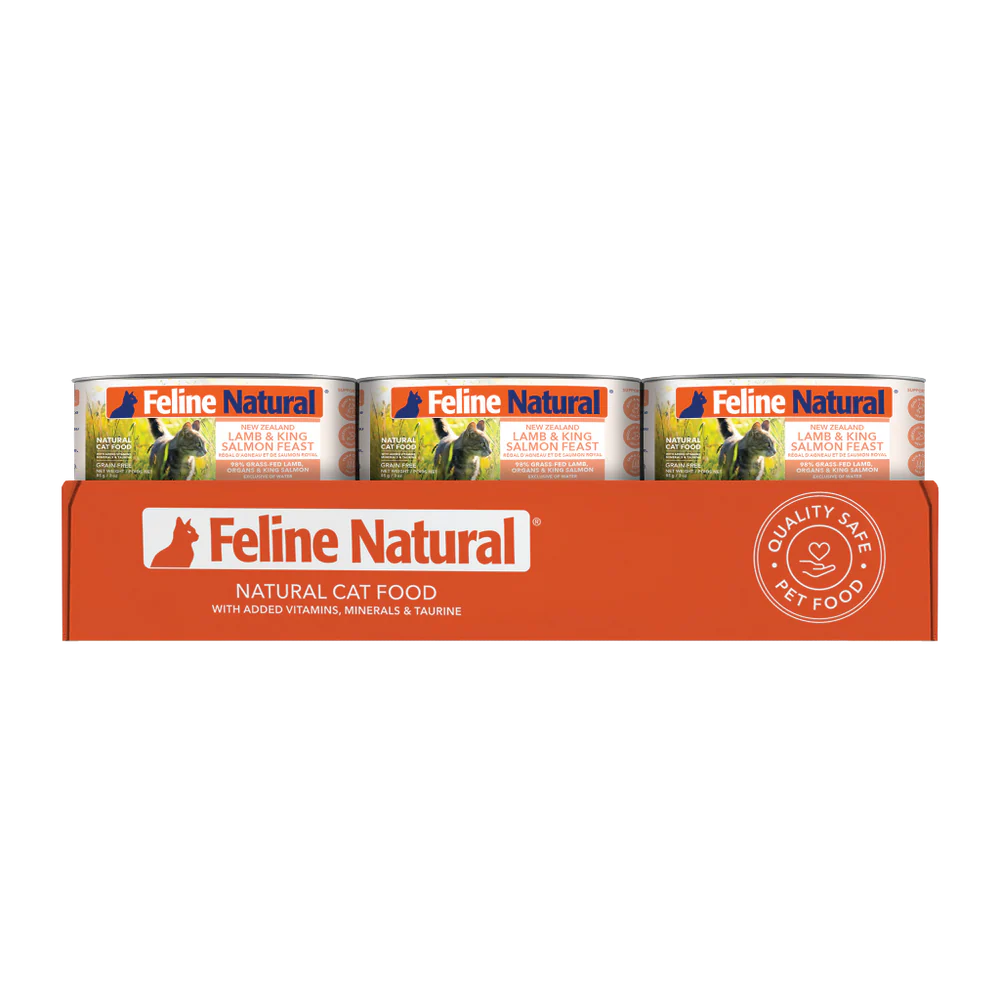 Feline Natural Canned Lamb & Salmon (85g/ 24 cans) - Image 3