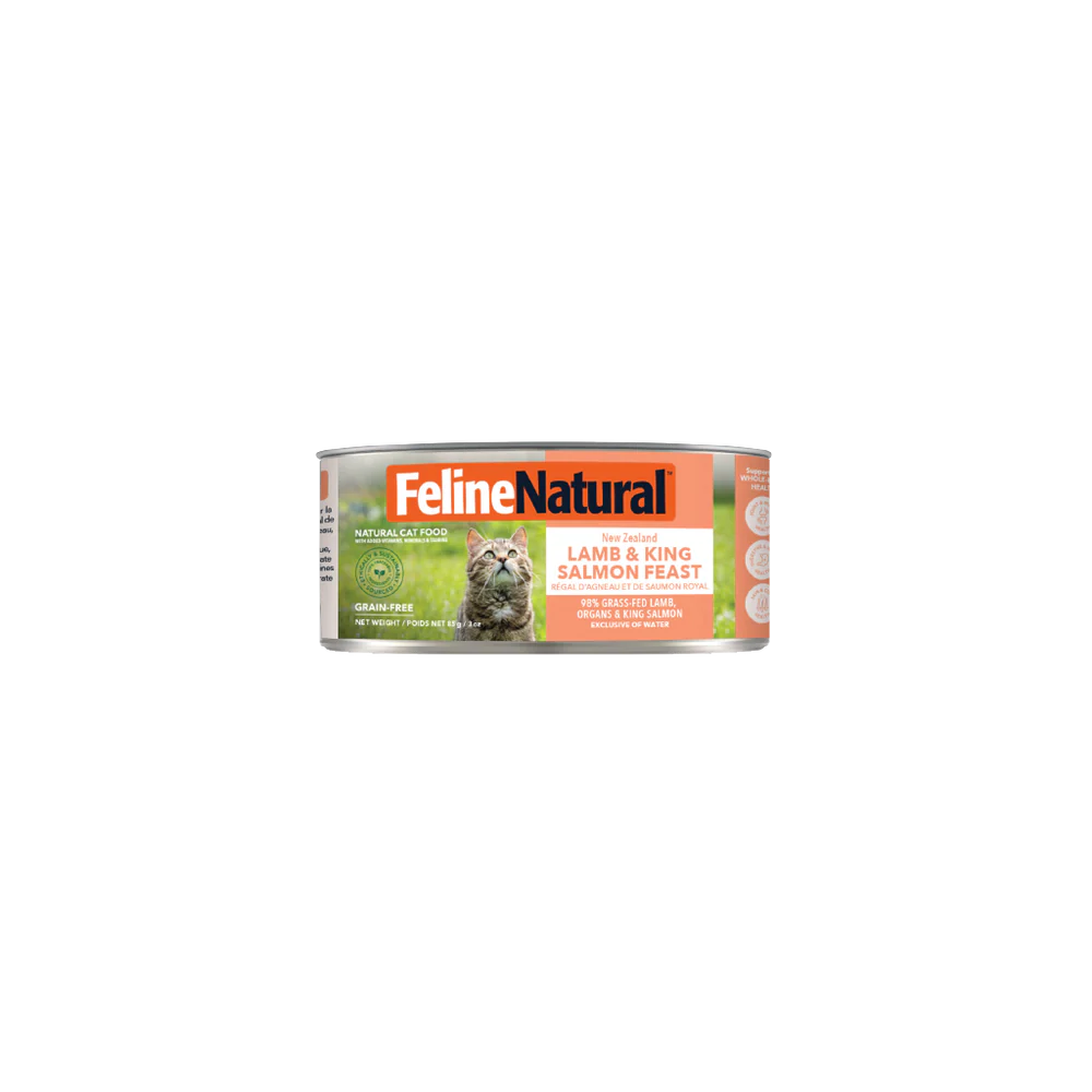 Feline Natural Canned Lamb & Salmon (85g/ 24 cans)