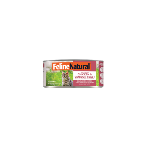 Feline Natural Chicken & Venison Feast Canned Cat Food (85g/24 cans)