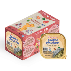 Underdog Cooked Chicken Complete & Balanced Frozen Dog Food (1.2kg, 3kg)