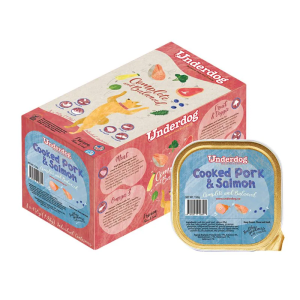 Underdog Cooked Pork & Salmon Complete & Balanced Frozen Dog Food (1.2kg, 3kg)