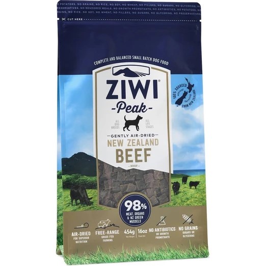 (Bundle Deal) ZiwiPeak Dog Air-Dried Beef Food (4kg, 2.5kg, 1kg)