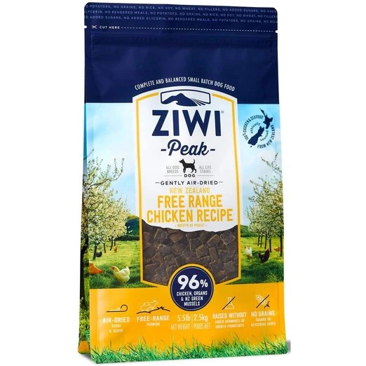 (Bundle Deal) ZiwiPeak Dog Air-Dried Chicken Food (4kg, 2.5kg, 1kg)