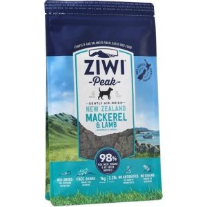 (Bundle Deal) ZiwiPeak Dog Air-Dried Mackerel & Lamb Food (4kg, 2.5kg, 1kg)