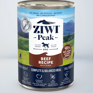 Ziwipeak NZ Dog Beef Grain-Free Canned Food (390g X 12 cans)