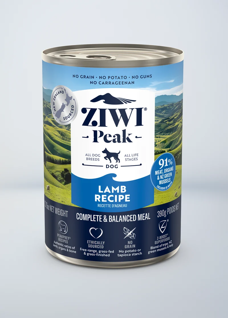ZiwiPeak NZ Lamb Recipe Dog Canned Food (390g x 12 cans)
