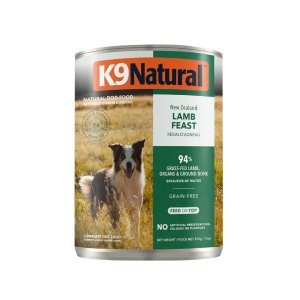 K9 Natural Dog NZ Grass-Fed Lamb Feast Canned (370g/ 12 cans)