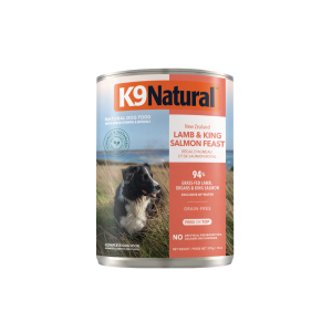 K9 Natural Dog NZ Grass-Fed Lamb & King Salmon Feast Canned (370g/ 12 cans)